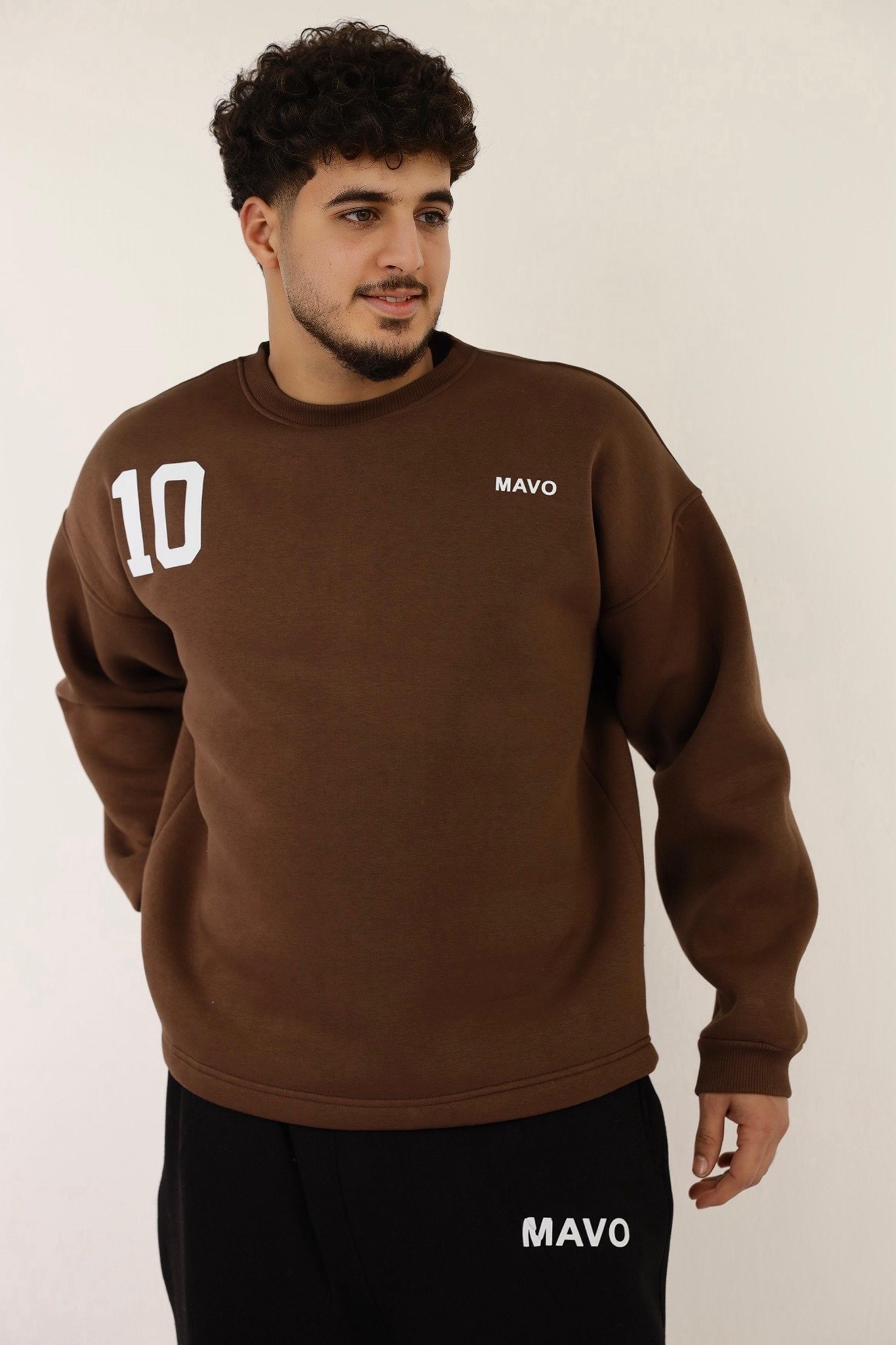 سويت شيرت بني